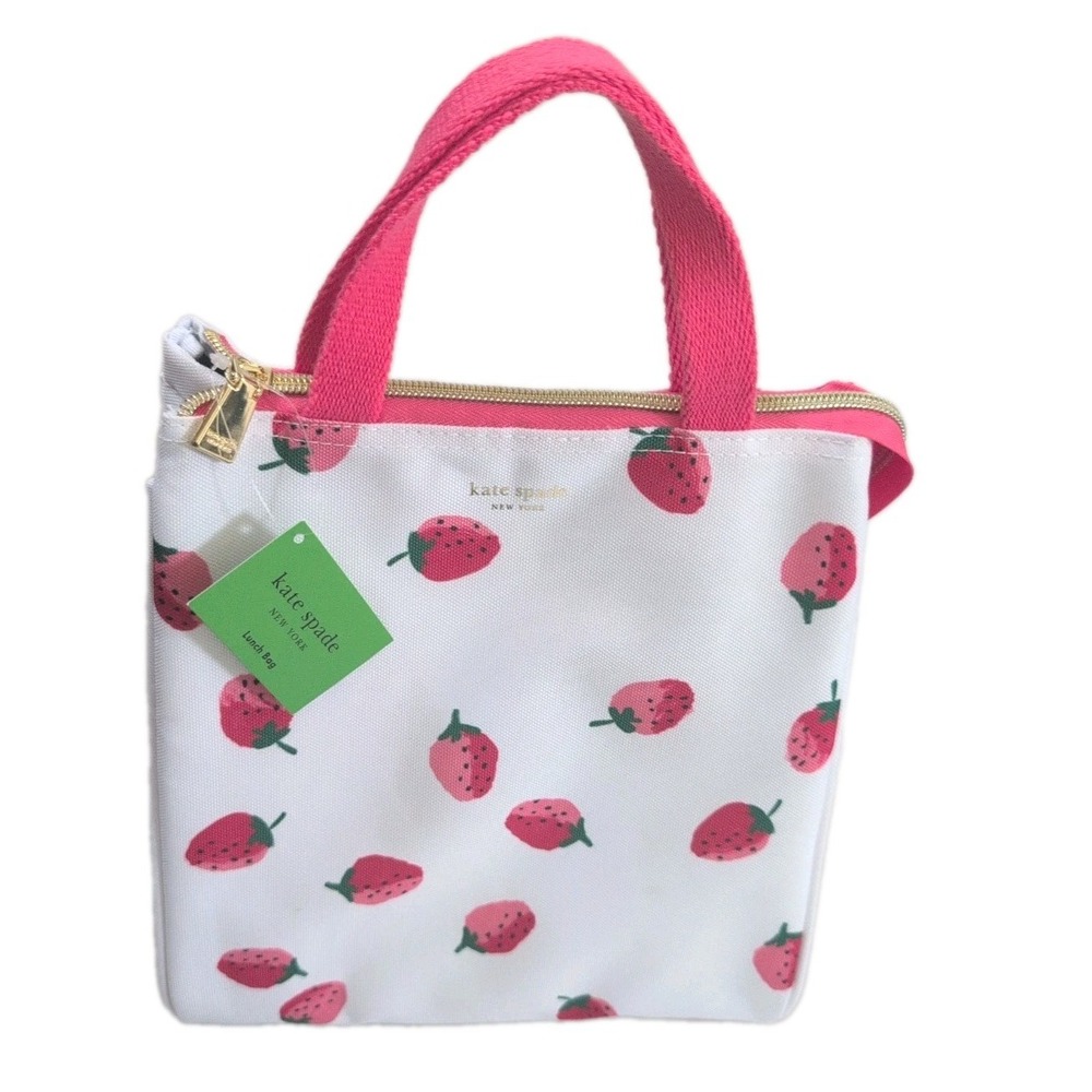 Kate Spade Lunch Tote Insulated Strawberries Bag - New
